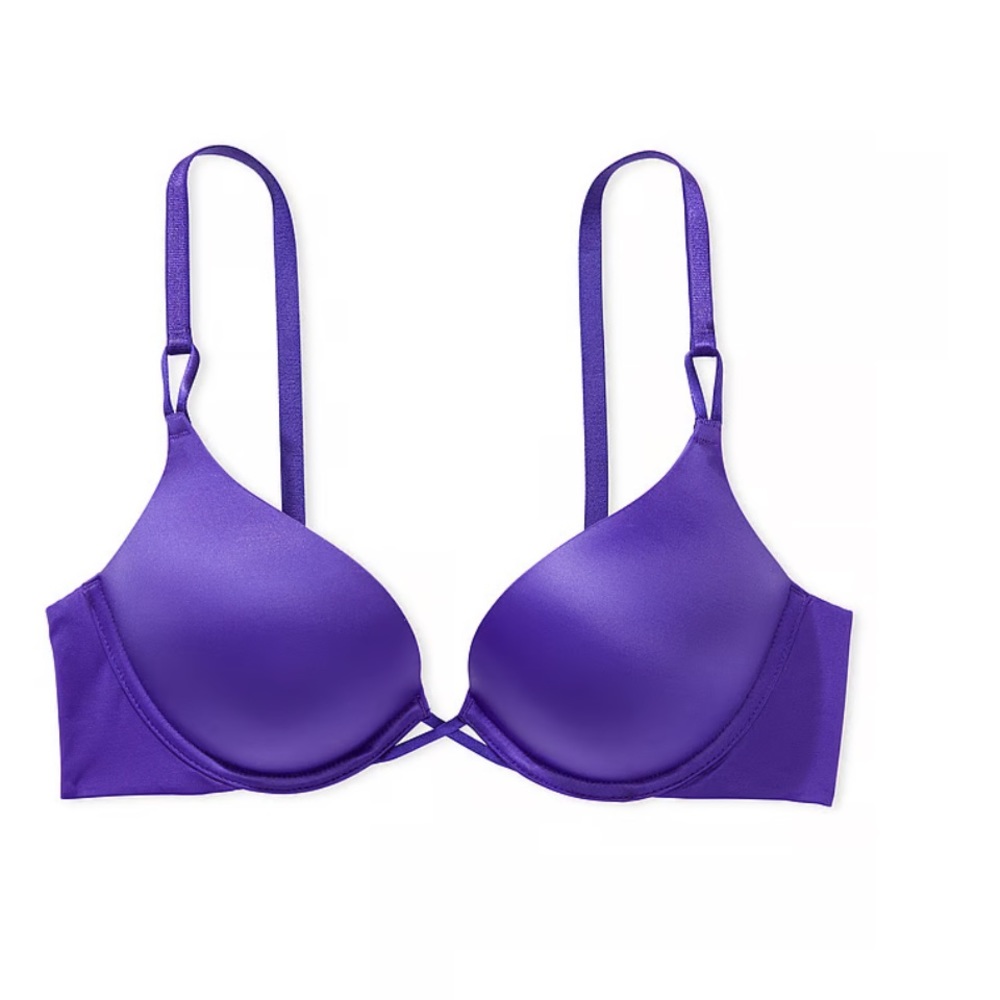 NWT Victoria Secret Bombshell Add-2-Cups Push-Up Bra 36C Purple Shock